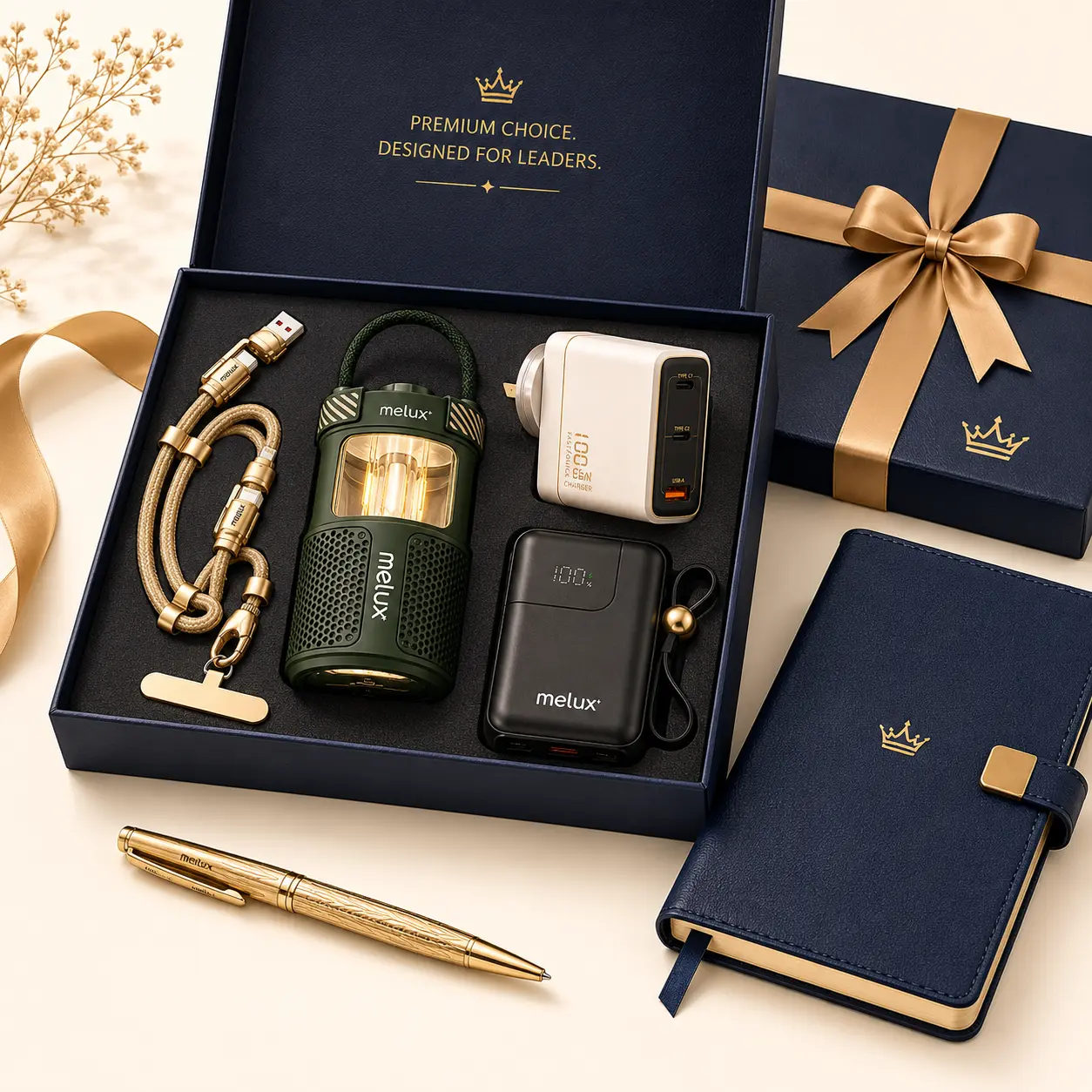 Corporate gift boxes Australia with premium tech gifts for employees, clients, conferences and corporate events