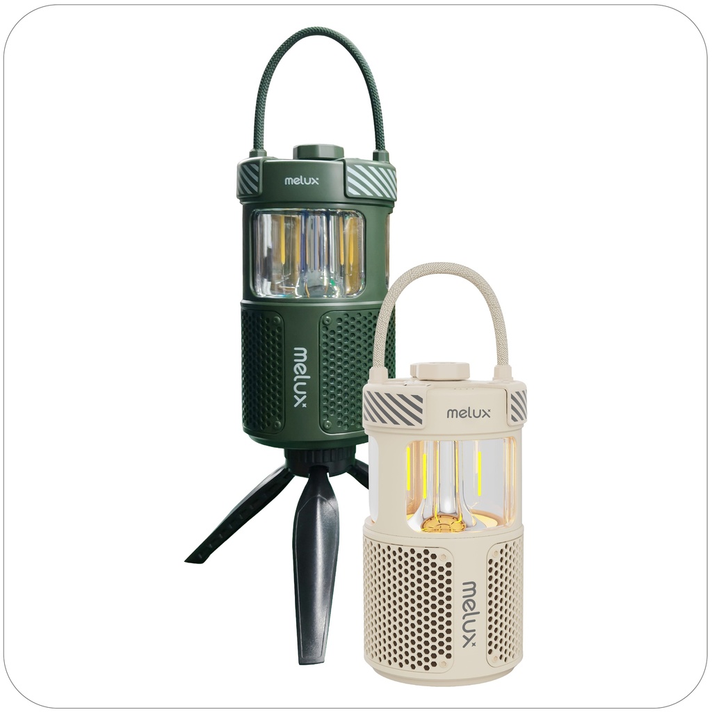 melux Portable Bluetooth Speaker Waterproof Lantern Charge Green