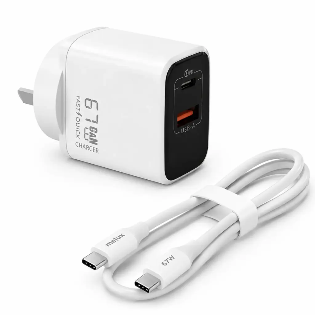 Fast Charger 67W USB-C PD Wall Charger - Melux