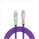 4-in-1 USB Fast Charging Cable 60W LED Indicator Silicone 1.2m - Melux