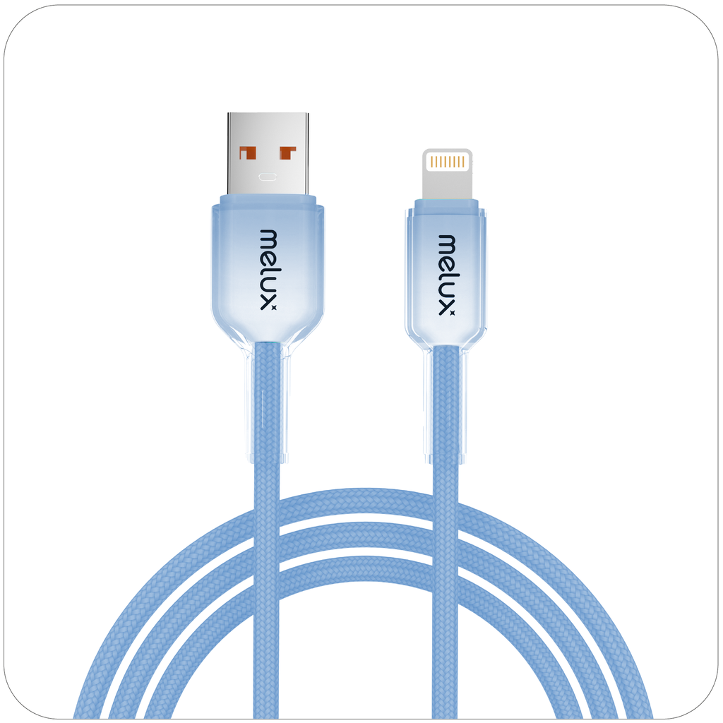 2m USB-A to Lightning Cable – Braided Charging & Data Cable